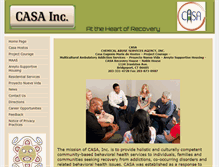 Tablet Screenshot of casaincct.org
